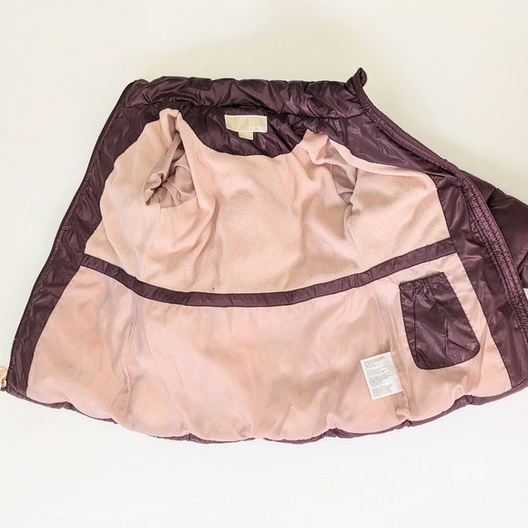 MICHAEL Michael Kors Girl’s Faux Shearling Puffer - Picture 8 of 10